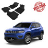 3D Pharaoh Jeep Compass Car Floor Mats | Custom Fit, All-Weather, Non-Slip, Odorless, Eco-Friendly | 3 PCS