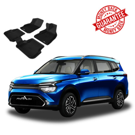 3D PHARAOH KIA CARENS 3 ROWS CAR FLOOR MATS | 4 PCS 3D PHARAOH KIA CARENS 3 ROWS CAR FLOOR MATS | 4 PCS