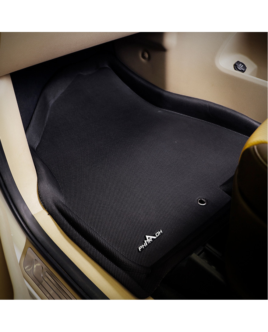 3D PHARAOH KIA CARNIVAL 3 ROWS Car Floor Mats | Custom Fit, All-Weather, Non-Slip, Odorless, Eco-Friendly | 4 PCS