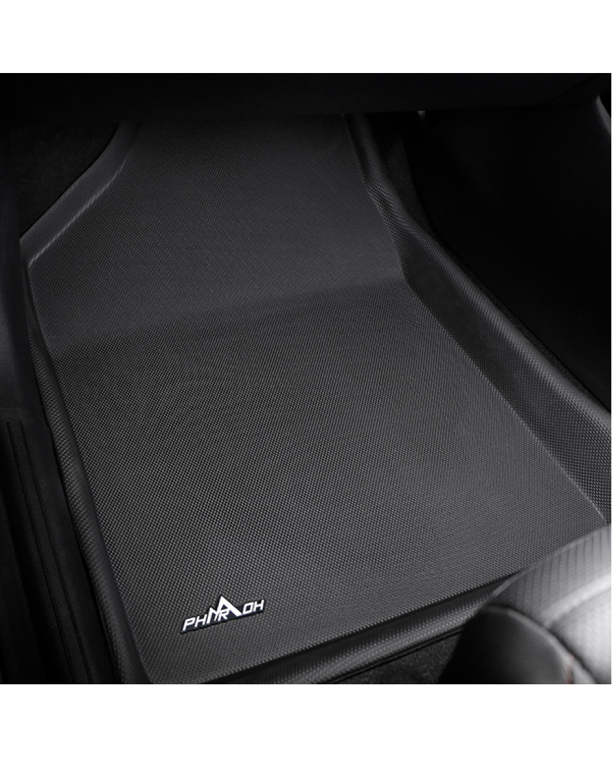 3D PHARAOH KIA SELTOS Car Floor Mats | Custom Fit, All-Weather, Non-Slip, Odorless, Eco-Friendly | 3 PCS