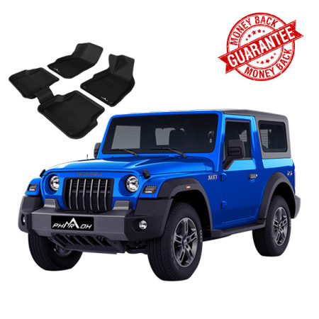 3D PHARAOH MAHINDRA THAR Car Floor Mats | Custom Fit, All-Weather, Non-Slip, Odorless, Eco-Friendly | 3 PCS 3D PHARAOH MAHINDRA THAR Car Floor Mats | Custom Fit, All-Weather, Non-Slip, Odorless, Eco-Friendly | 3 PCS