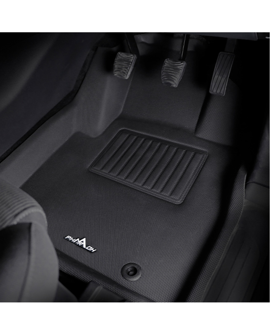 3D PHARAOH MAHINDRA XUV700 AUTO MATIC 3 ROWS Car Floor Mats | Custom Fit, All-Weather, Non-Slip, Odorless, Eco-Friendly | 4 PCS