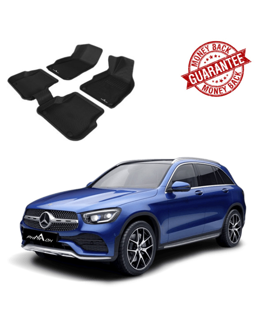 3D PHARAOH Mercedes Benz GLC Car Floor Mats (2016-2022)