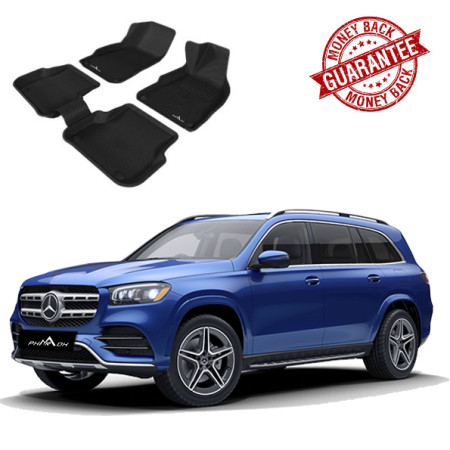 3D PHARAOH MERCEDES BENZ GLS 3 ROWS Car Floor Mats | Custom Fit, All-Weather, Non-Slip, Odorless, Eco-Friendly | 4 PCS 3D PHARAOH MERCEDES BENZ GLS 3 ROWS Car Floor Mats | Custom Fit, All-Weather, Non-Slip, Odorless, Eco-Friendly | 4 PCS