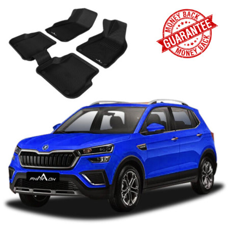 3D PHARAOH SKODA KUSHAQ  Car Floor Mats | Custom Fit, All-Weather, Non-Slip, Odorless, Eco-Friendly | 3 PCS 3D PHARAOH SKODA KUSHAQ  Car Floor Mats | Custom Fit, All-Weather, Non-Slip, Odorless, Eco-Friendly | 3 PCS