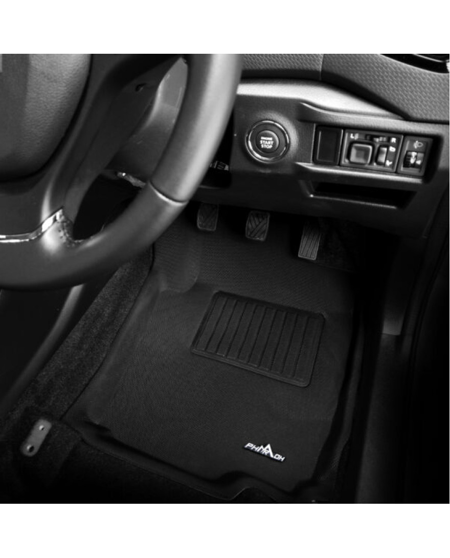 3D PHARAOH SKODA SLAVIA  Car Floor Mats | Custom Fit, All-Weather, Non-Slip, Odorless, Eco-Friendly | 3 PCS