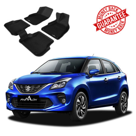 3D PHARAOH BALENO, GLANZA Car Floor Mats | Custom Fit, All-Weather, Non-Slip, Odorless, Eco-Friendly | 3 PCS 3D PHARAOH BALENO, GLANZA Car Floor Mats | Custom Fit, All-Weather, Non-Slip, Odorless, Eco-Friendly | 3 PCS