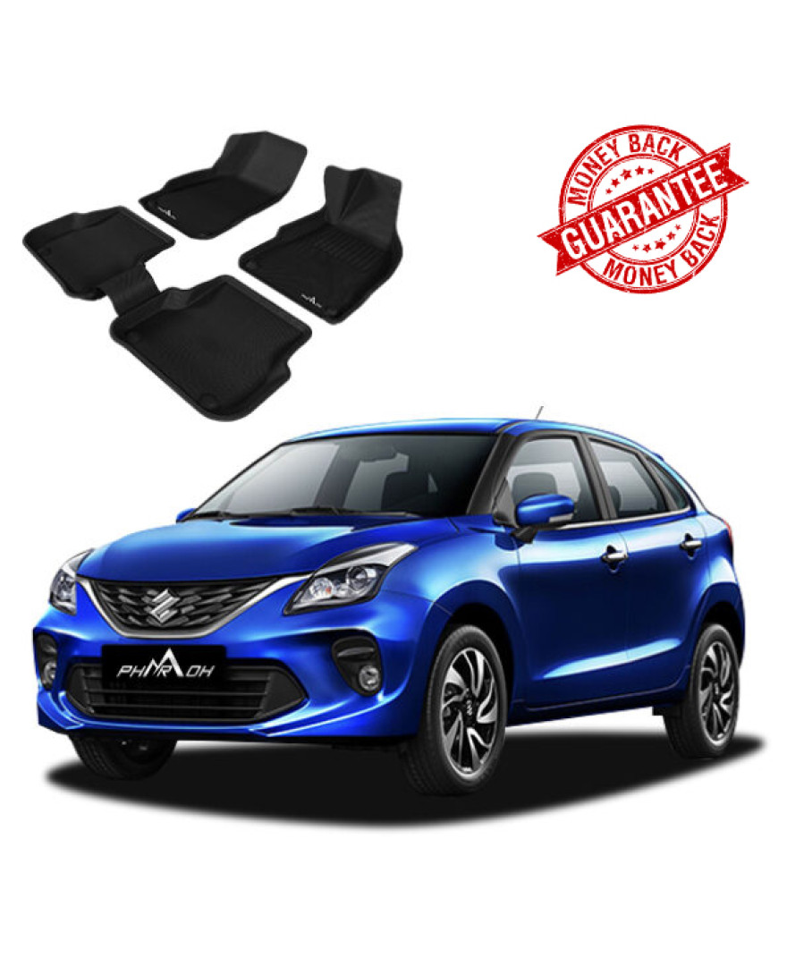 3D PHARAOH MARUTI SUZUKI BALENO CAR FLOOR MATS|3 PCS