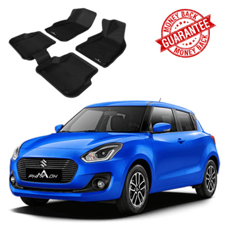 3D PHARAOH MARUTI SUZUKI SWIFT/DZIRE Car Floor Mats | 1+1 Free | Custom Fit, All-Weather, Non-Slip, Odorless, Eco-Friendly | 3 PCS 3D PHARAOH MARUTI SUZUKI SWIFT/DZIRE Car Floor Mats | 1+1 Free | Custom Fit, All-Weather, Non-Slip, Odorless, Eco-Friendly | 3 PCS