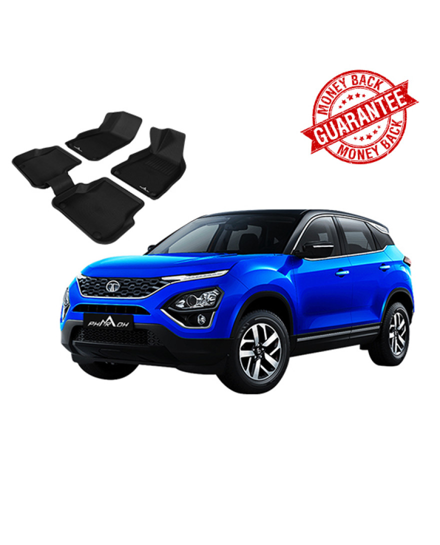 3D PHARAOH TATA HARRIER AT AR FLOOR MATS |3 PCS