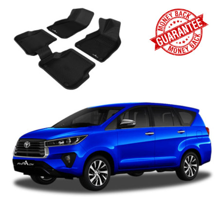 3D PHARAOH TOYOTA FORTUNER/INNOVA MANUAL 3 ROWS CAR FLOOR MATS | 4 PCS 3D PHARAOH TOYOTA FORTUNER/INNOVA MANUAL 3 ROWS CAR FLOOR MATS | 4 PCS