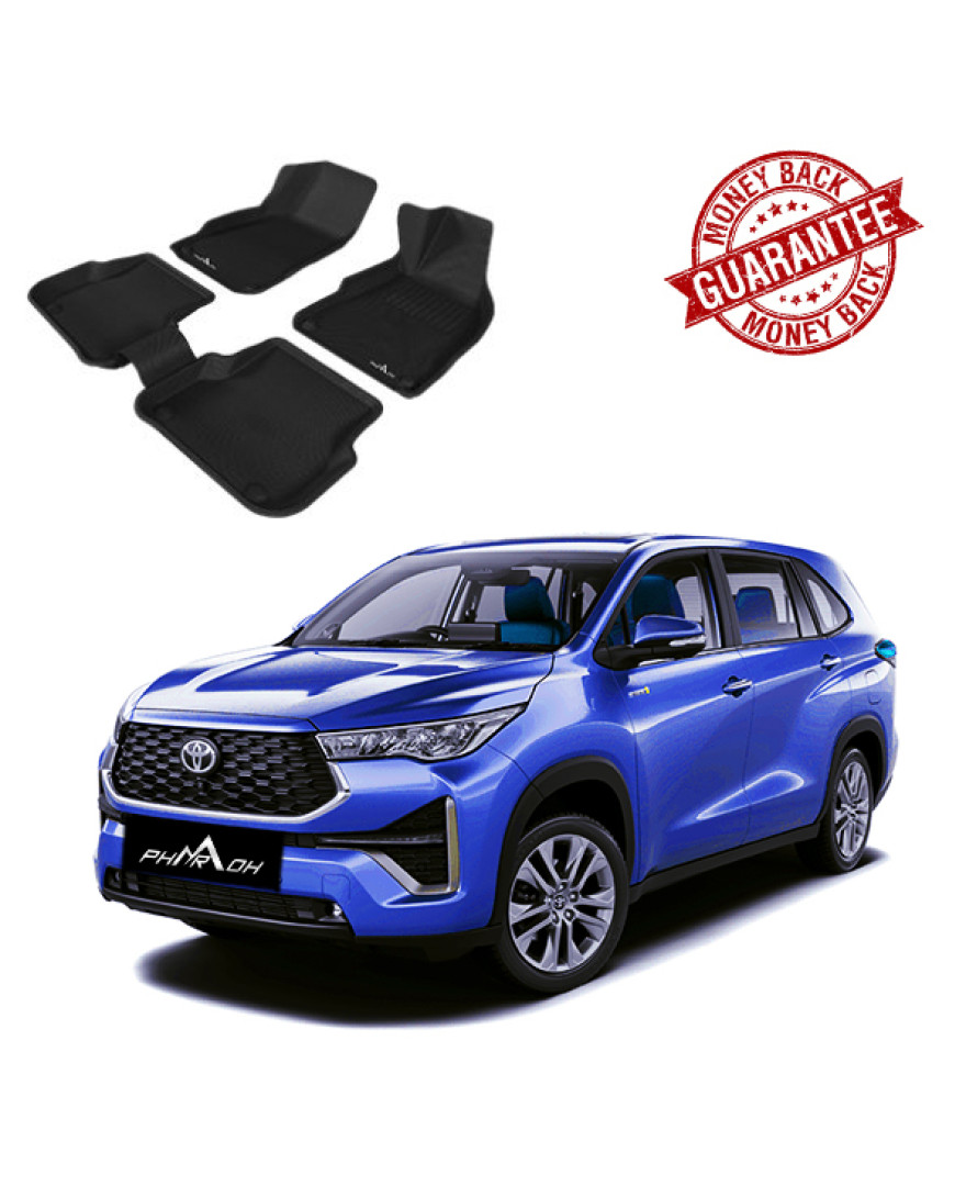3D PHARAOH TOYOTA HYCROSS  Car Floor Mats | Custom Fit, All-Weather, Non-Slip, Odorless, Eco-Friendly | 3 PCS