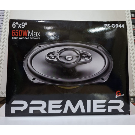 Premier 6Inch X 9Inch 2-way Coaxial Car Speaker | BLACK | PS-G944