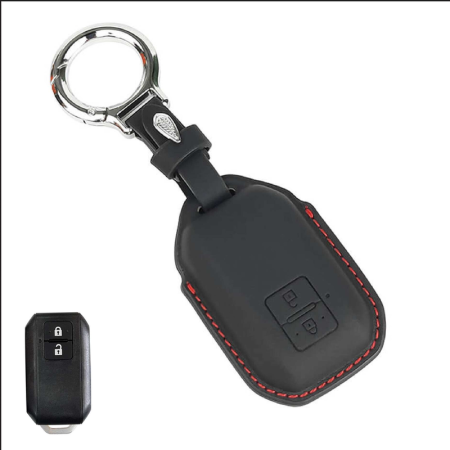 KeyCare PU 3D Maruti Suzuki Pure Vegan Leather Series Key Cover With Key Chain 05 KeyCare PU 3D Maruti Suzuki Pure Vegan Leather Series Key Cover With Key Chain 05
