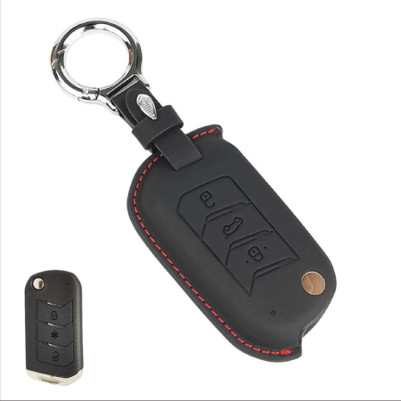 KeyCare PU 3D Mahindra Pure Vegan Leather Series Key Cover With Key Chain 09 KeyCare PU 3D Mahindra Pure Vegan Leather Series Key Cover With Key Chain 09
