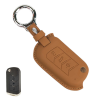 KeyCare PU 3D Mahindra Pure Vegan Leather Series Key Cover With Key Chain 09