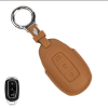 KeyCare PU 3D Hyundai Pure Vegan Leather Series Key Cover With Key Chain 41