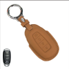 KeyCare PU 3D Hyundai Pure Vegan Leather Series Key Cover With Key Chain 60