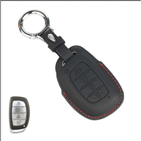 KeyCare PU 3D Hyundai Pure Vegan Leather Series Key Cover With Key Chain 67 KeyCare PU 3D Hyundai Pure Vegan Leather Series Key Cover With Key Chain 67