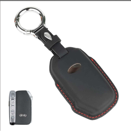 KeyCare PU 3D Kia Pure Vegan Leather Series Key Cover With Key Chain 77 KeyCare PU 3D Kia Pure Vegan Leather Series Key Cover With Key Chain 77