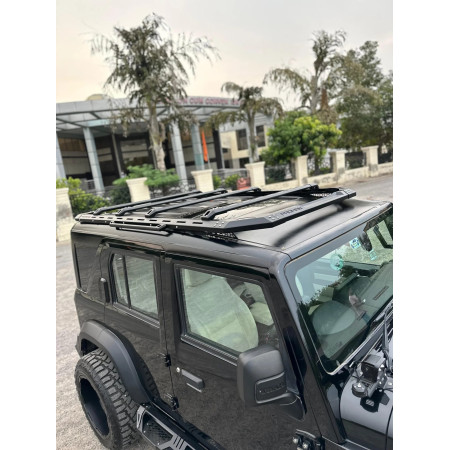 Bimbra Proman Modular Roof Carrier for Thar Roxx | Adjustable Tracks & Custom Add-Ons
