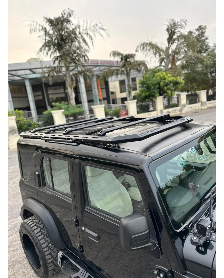 Bimbra Proman Modular Roof Carrier for Thar Roxx | Adjustable Tracks & Custom Add-Ons