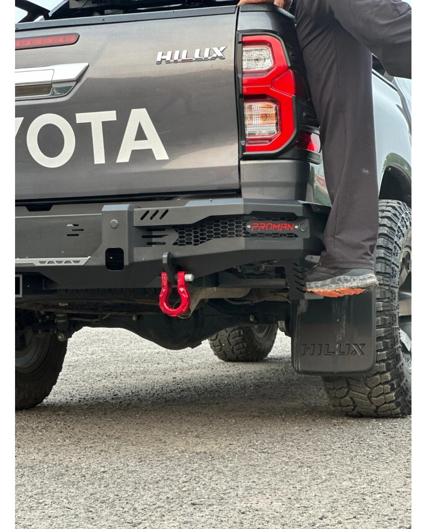 ProMan Hilux Thunder Series Rear Metal Bumper