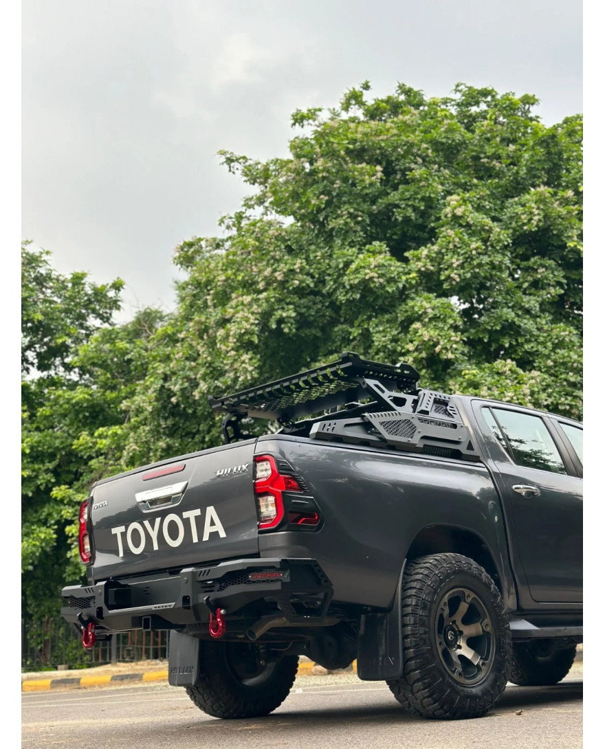 ProMan Hilux Thunder Series Rear Metal Bumper