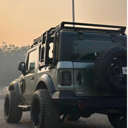 Proman Rear Roof Extension | Without Side Ladder | Mahindra Thar 2020-25 Proman Rear Roof Extension | Without Side Ladder | Mahindra Thar 2020-25