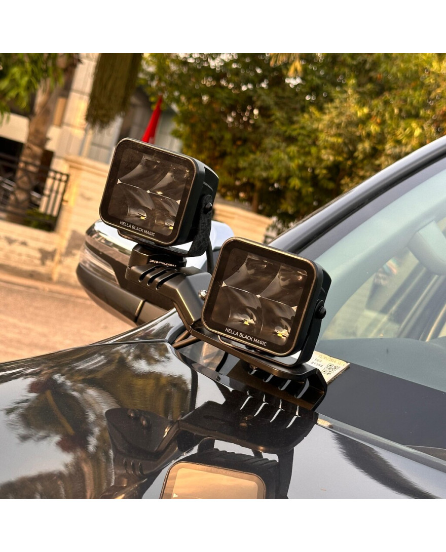Bimbra Hilux Proman Rotatable Windshield Light Brackets