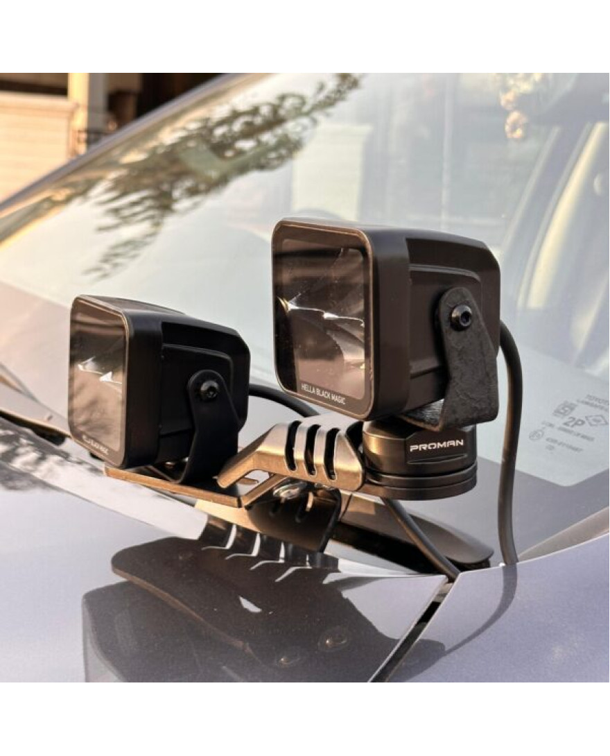Bimbra Hilux Proman Rotatable Windshield Light Brackets