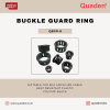 Quaden Buckle Guard Ring | Suitable For 8GA Amplifier Cable | Colour Black | 50 PCs Per Pack | QBG-8GA