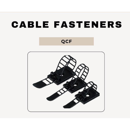 Quaden Cable Fasteners Small | Black Color | 50 pcs pack | QCF-M