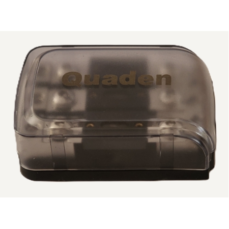 Quaden Distribution Block 1:3 with 100Amp ANL Fuse | Zinc Allow Material | QDB-1x3-ANL100