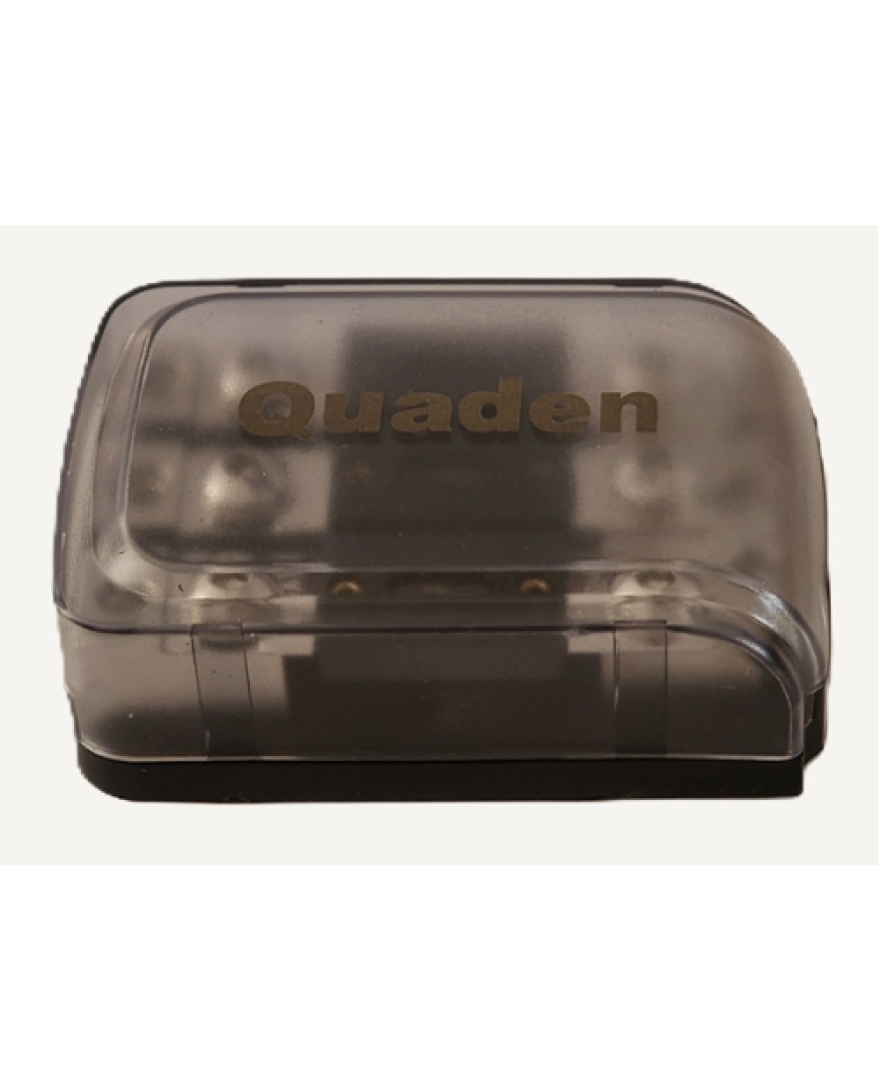Quaden Distribution Block 1:3 with 100Amp ANL Fuse | Zinc Allow Material | QDB-1x3-ANL100
