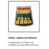 Quaden Copper Distribution Block 3:4 with 60Amp Mini ANL Fuse | Real Gold Plated Finish | QDBCG-3x4-MANL60