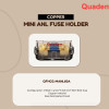 Quaden Copper 60A Mini ANL Fuse Holder | Real Glod Plated Finish | QFHCG-MANL60A