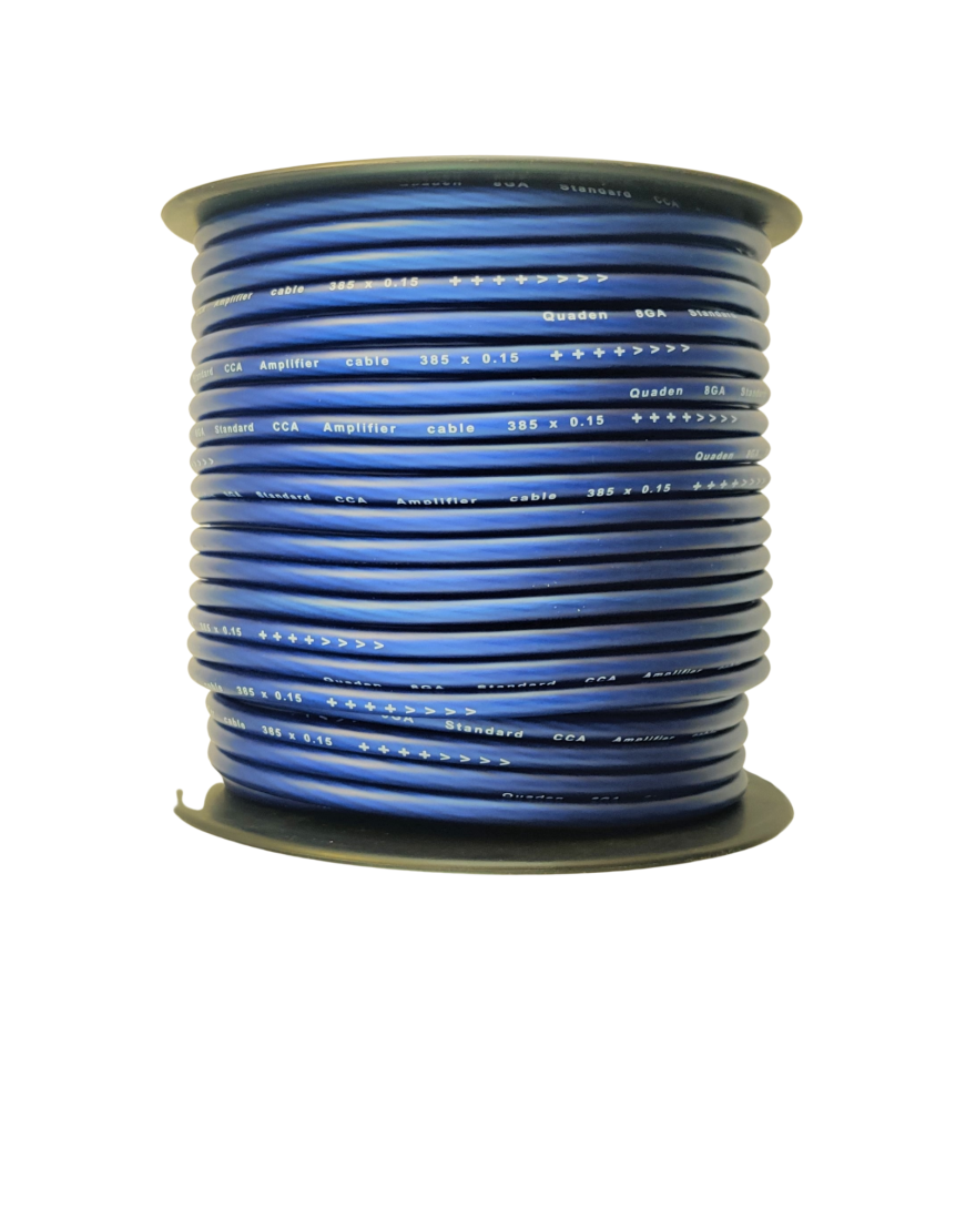 Quaden Power Wire Spools 8 GA CCA Copper Clad Aluminiun Cables | 50 mtr | QPC-CCA8GA50
