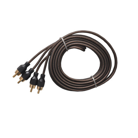 Quaden RCA Cable OFC GOLD SERIES | 5 mts | QRC-GSOFC-5M Quaden RCA Cable OFC GOLD SERIES | 5 mts | QRC-GSOFC-5M