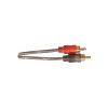 Quaden Premium RCA Cable with Metal Plug / OFC - 0.5 mts | QRC-PSOFC-0.5M