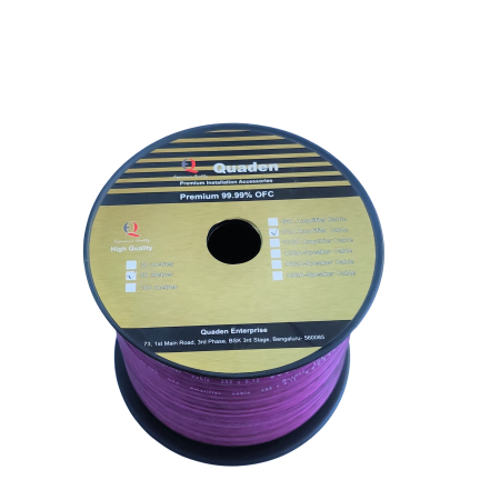 Quaden Premium RCA Cable in 25 mts Roll | QRC-PSOFC-25M Quaden Premium RCA Cable in 25 mts Roll | QRC-PSOFC-25M