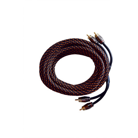 Quaden Premium RCA Cable with Metal Plug / OFC - 5 mts | QRC-PSOFC-5M Quaden Premium RCA Cable with Metal Plug / OFC - 5 mts | QRC-PSOFC-5M