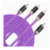 Quaden Premium RCA Cable with Carbon Fibre Plug / OFC - 5 mts | QRC-PSOFC-5MCF