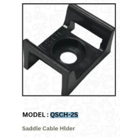 QUADEN Sadle Cable Holder | Medium | 50 pcs pack | QSCH-2S QUADEN Sadle Cable Holder | Medium | 50 pcs pack | QSCH-2S