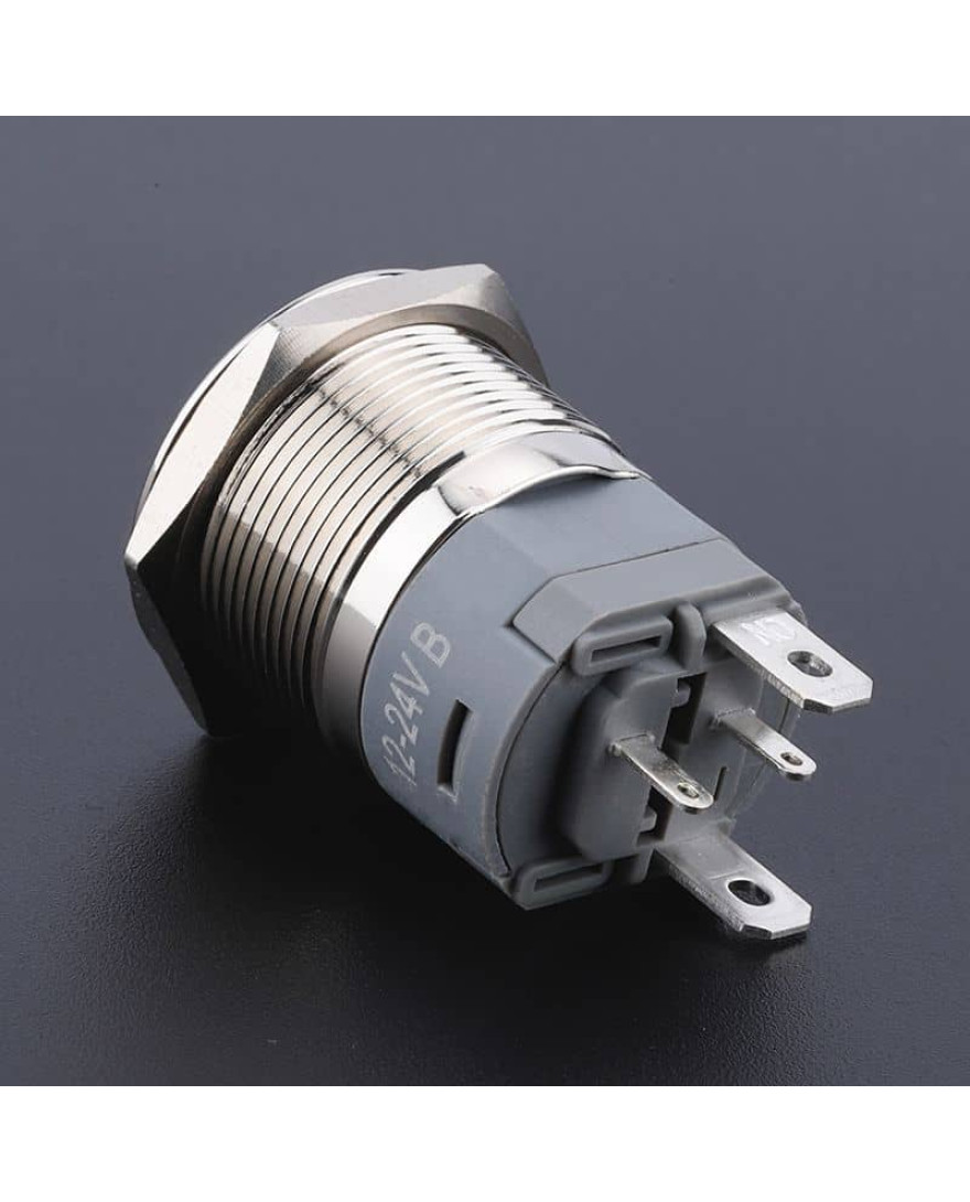 QUADEN METAL BODY PUSH BUTTON SWITCH WITH WIRING HARNESS | QSW-MPS