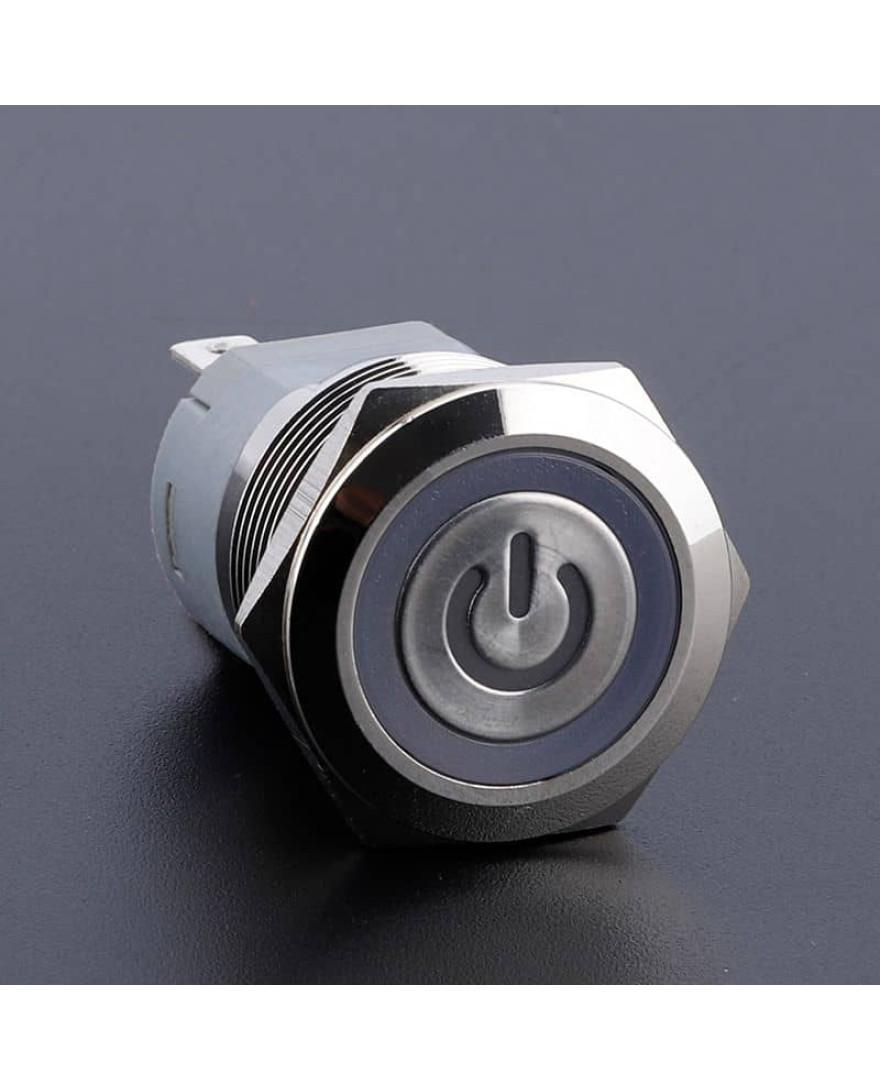 QUADEN METAL BODY PUSH BUTTON SWITCH WITH WIRING HARNESS | QSW-MPS