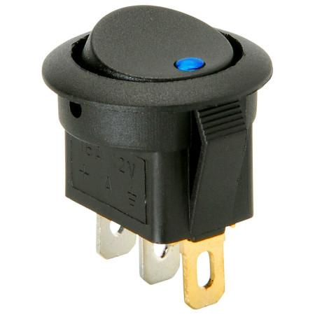 Quaden Round Rocker Switch with LED Dot | Pack of 5 pcs | QSW-RR Quaden Round Rocker Switch with LED Dot | Pack of 5 pcs | QSW-RR