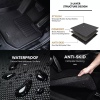 3D Kagu Floor Mat | Compatible with BMW 6 SERIES GT G32 |  2017 to Present | Complete Set | Custom Fit | BLACK