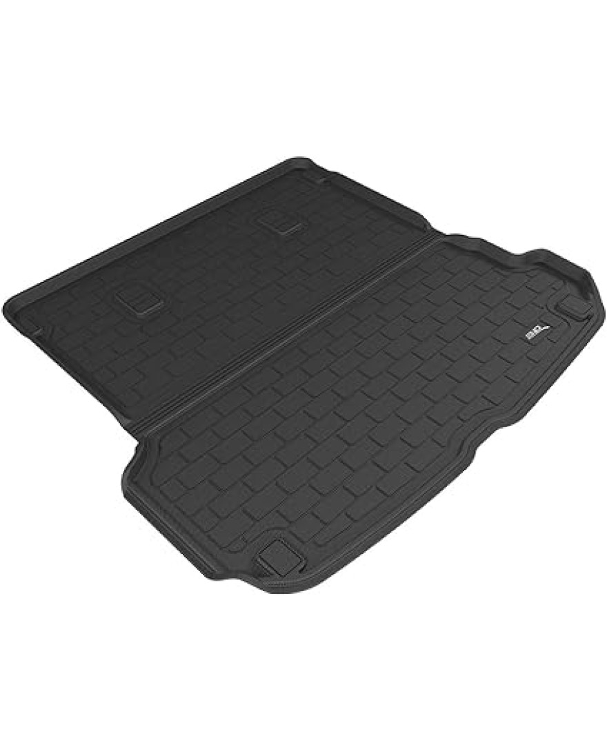 3D MAXpider Custom Fit KAGU Cargo Liner | BLACK | Compatible with AUDI Q7 4M/SQ7 4M 2017 to 2023 | Cargo Liner