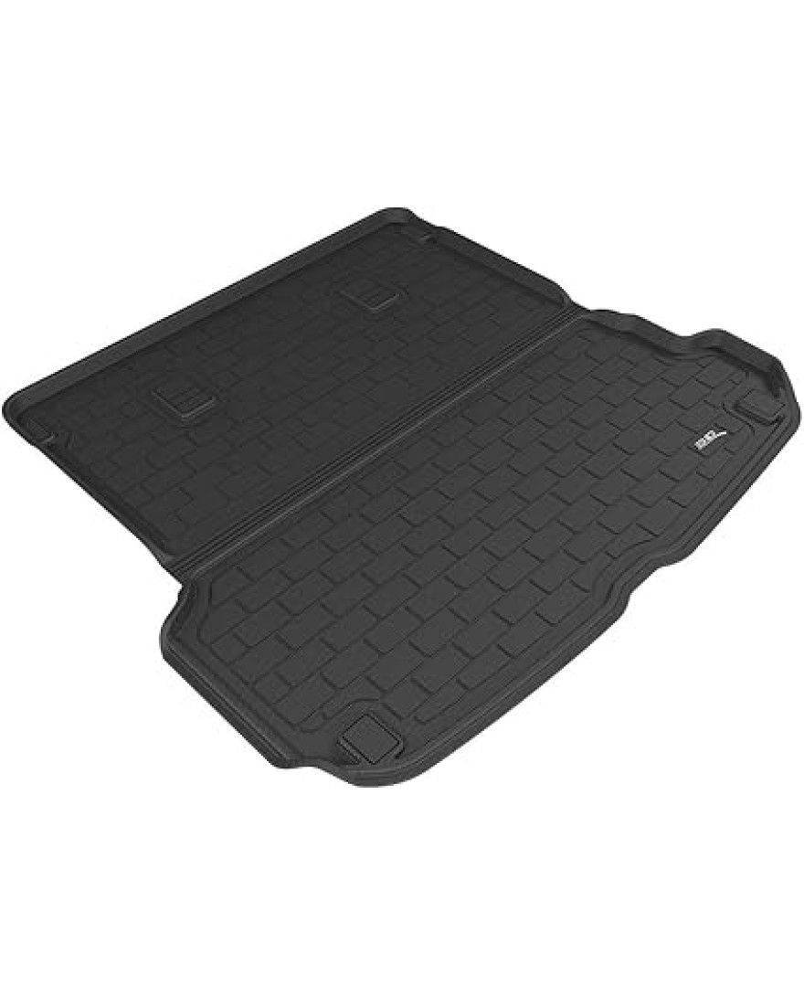 3D MAXpider Custom Fit KAGU Cargo Liner | BLACK | Compatible with AUDI Q7 4M/SQ7 4M 2017 to 2023 | Cargo Liner